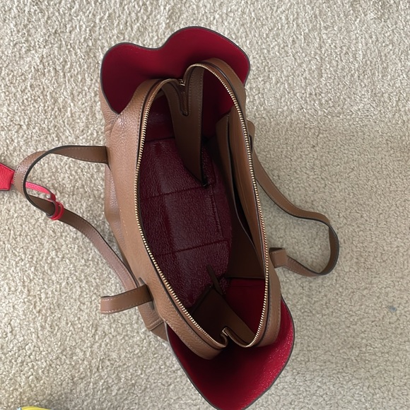 Tory Burch Perry Convertible Satchel Purse/Tote -Brown - Picture 11 of 11